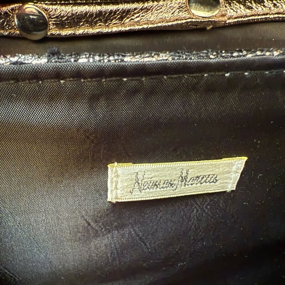 Neiman Marcus Floral Lace Shoulder Bag Purse - Picture 7 of 12